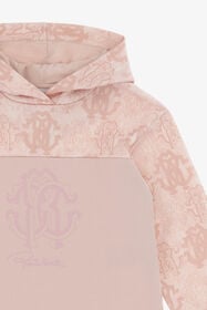 JU Monogram Hoodie Pink TJT10A-CF050