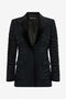 RC Black Jacket with Zebra Sequin Pattern RC Black Jacket with Zebra Sequin Pattern Black UKR415-KU013