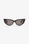 RC Cat-eye shape sunglasses with scale effect temples SHINY BROWN/YELLOW H UALD12-ID207