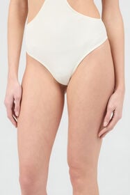 RC One-Piece with Luminous Jaguar Motif IVORY SOW00D-4G002