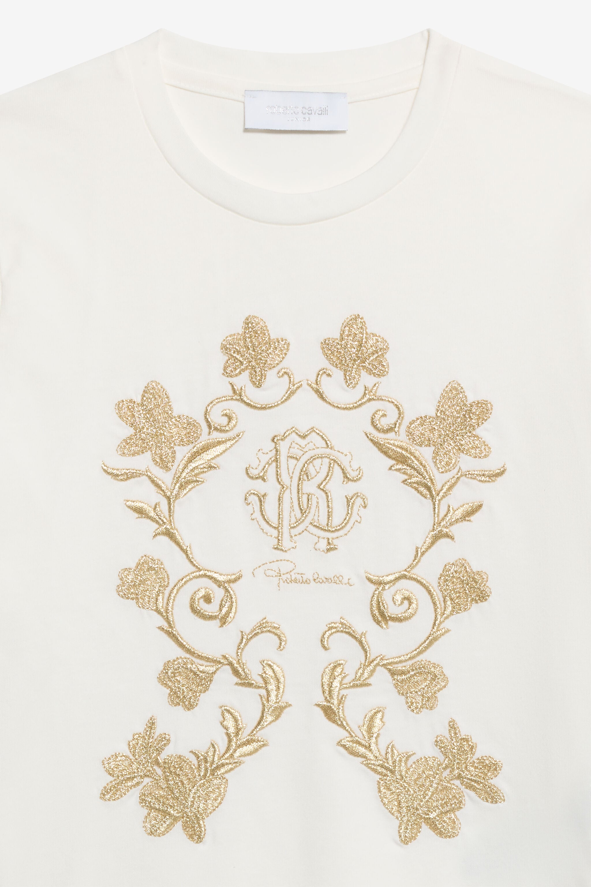 JU T-shirt Bianca In Cotone JU T-shirt Bianca In Cotone MILKY WHITE TJT66V-JD001