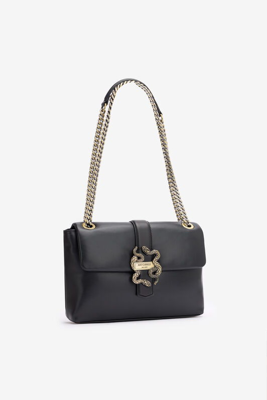 JC Bag With Snakes And Logo JC Bag With Snakes And Logo Black SFB222-SF720