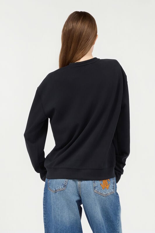 RC Schwarzes Sweatshirt mit Logo RC Schwarzes Sweatshirt mit Logo BLACK POT66B-CF054