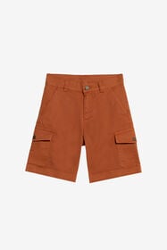 JU Rust Cotton Bermuda Shorts RUST WJT22H-CE035