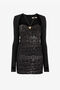 RC Leopard-print dress RC Leopard-print dress Black QKT105-JE019