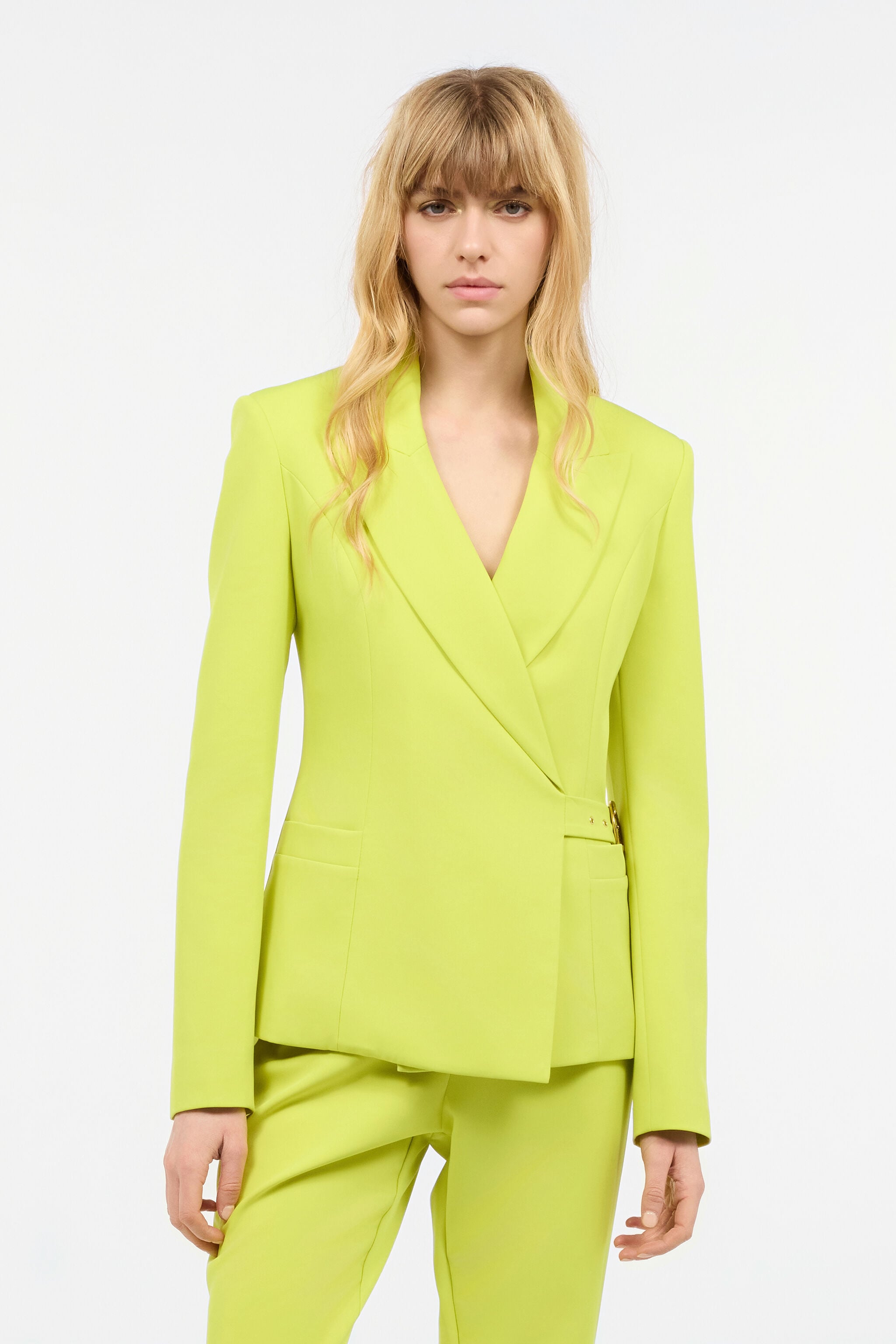JC Jacket With Side Belt JC Jacket With Side Belt Light green UFT193-UF259