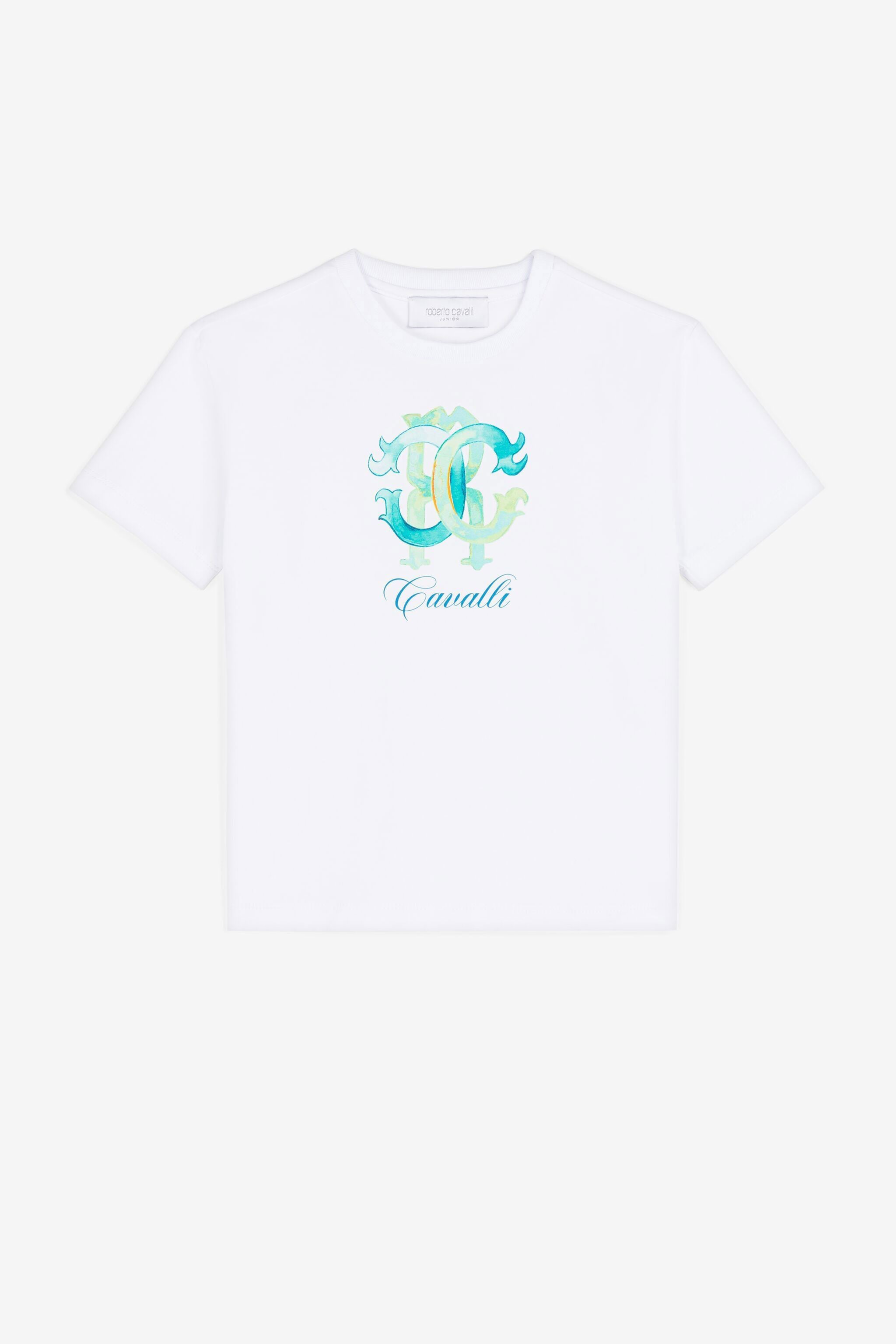 JU Logo-print short-sleeve T-shirt JU Logo-print short-sleeve T-shirt Optical white QJT682-JV025