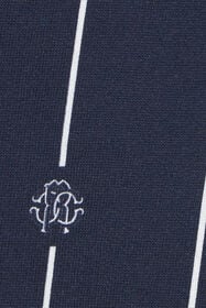 JU Printed cotton trousers NAVY VJT208-5OP27