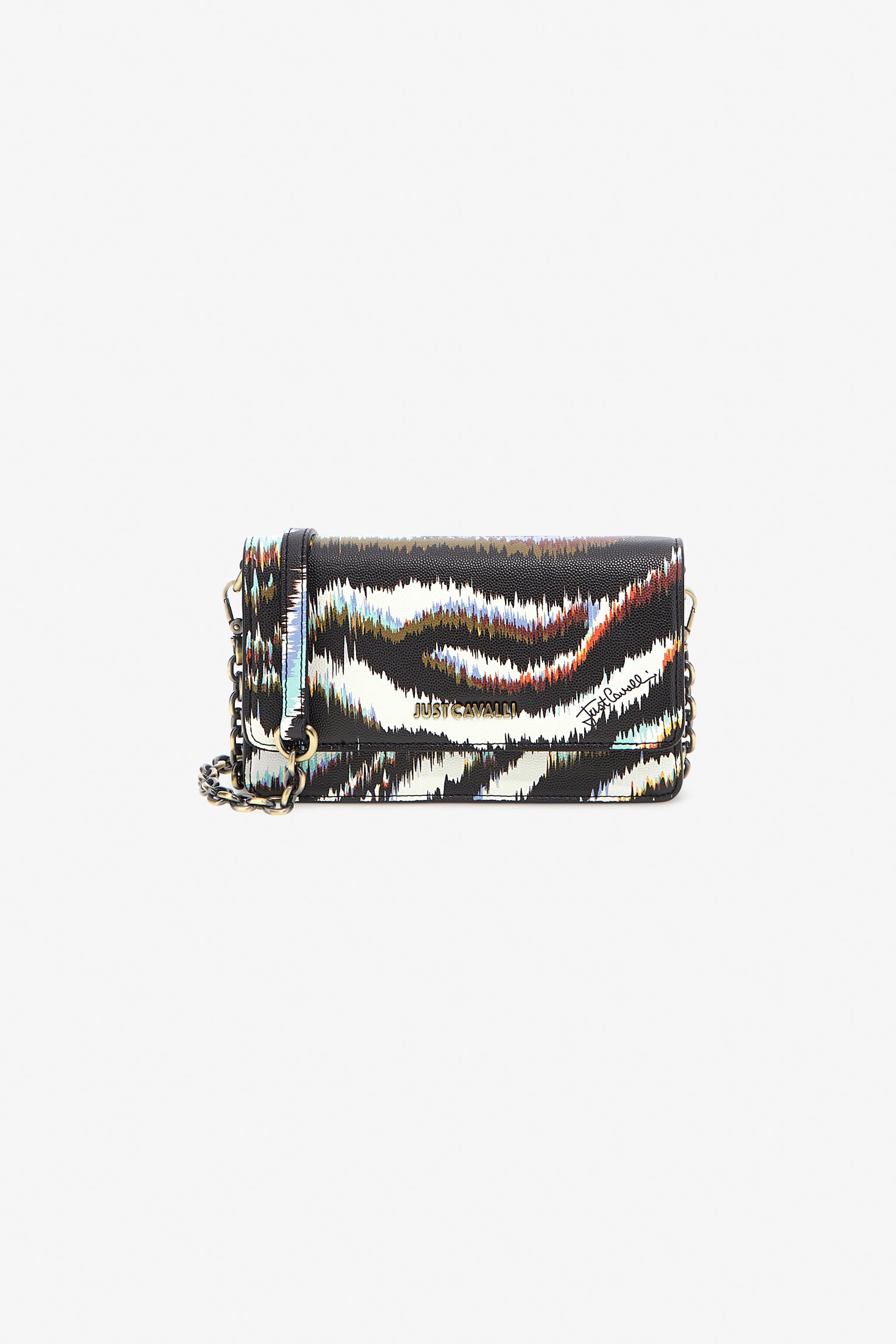 JC Just Cavalli shoulder bag JC Just Cavalli shoulder bag Black and White SFP040-SF00D