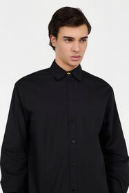 JC Black Cotton Shirt BLACK VFT218-VF365