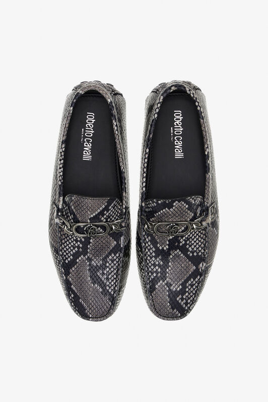 RC RC logo Mocassins Gris foncé SRS024-PZ181