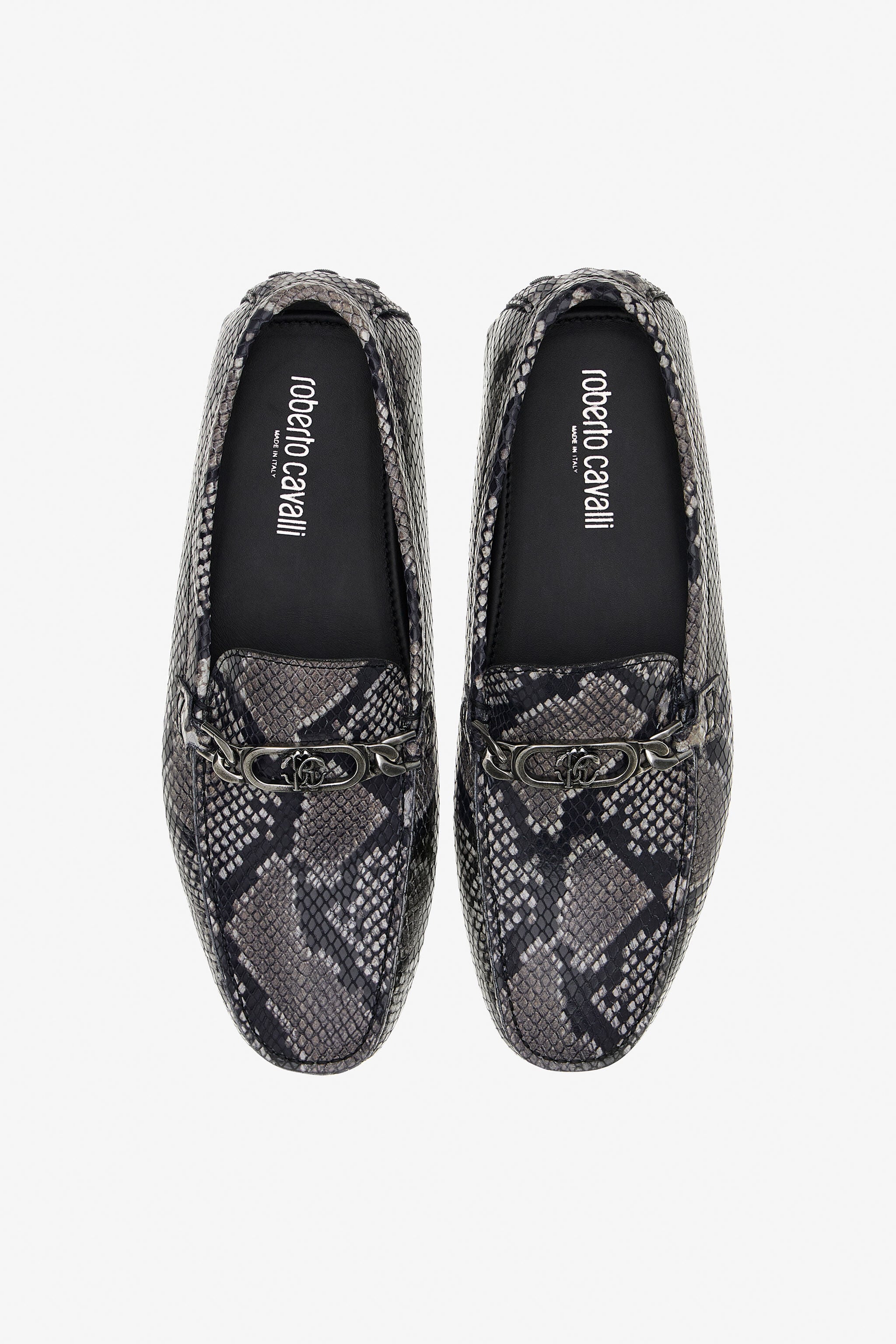RC RC logo Mocassins Gris foncé SRS024-PZ181