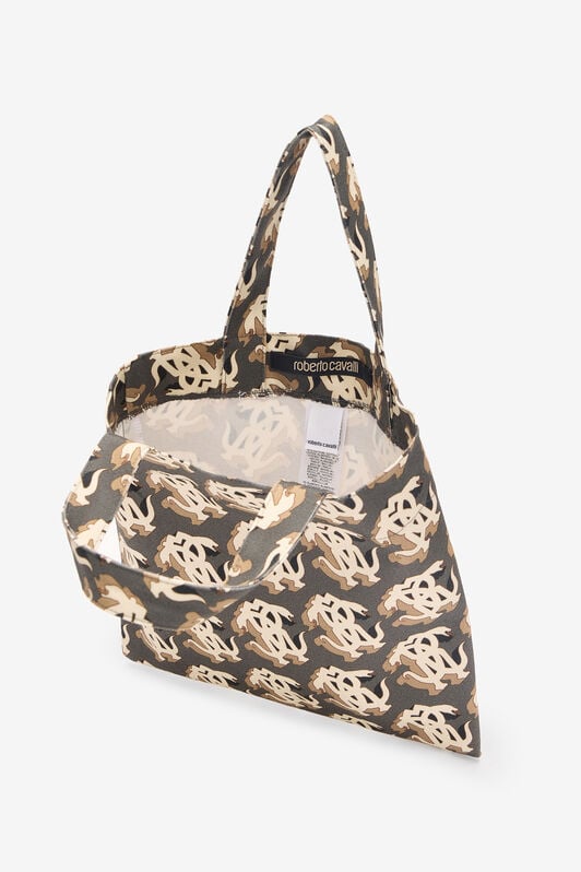 RC Shopper Bag With Mirror Snake Monogram RC Shopper Bag With Mirror Snake Monogram MULTICOLOR POB01B-DAQ65