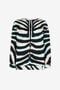 RC Zebra-Print Logo Cotton Sweatshirt RC Zebra-Print Logo Cotton Sweatshirt Light green/Black OQT66I-5OD03