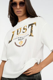 JC T-shirt Con Stampa Lovers Club WHITE VFT196-VF319