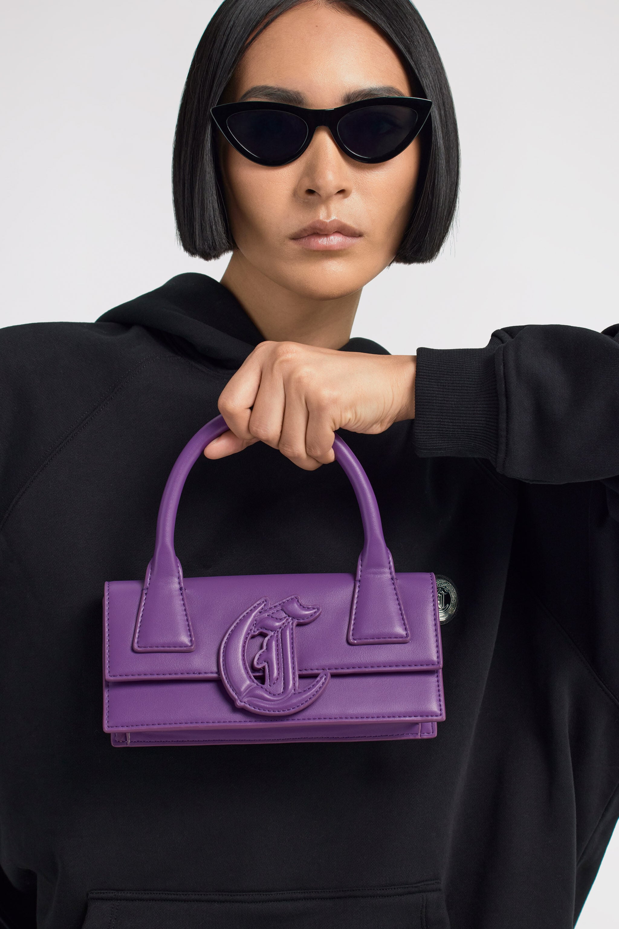JC Just Cavalli Handbag JC Just Cavalli Handbag Purple TFB078-TF443