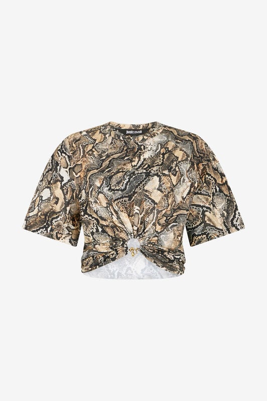 JC Crop Top With Python Print JC Crop Top With Python Print 716 MARZAPAN + 738 C UFT114-UF168