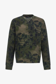 RC Hawaii Green printed sweatshirt Dunkelgrün SRT68E-5OH12