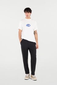 RC Cotton T-Shirt With Monogram White VRT61C-JD060