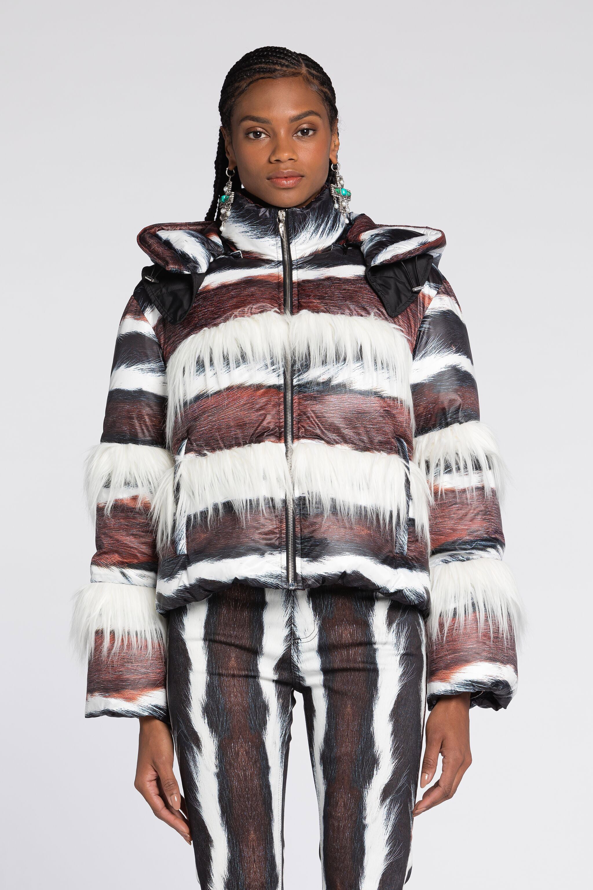 RC Animal-Print Padded Jacket RC Animal-Print Padded Jacket MULTICOLOR RKT803-SRH33