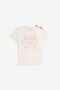 JU Cream T-Shirt with Monogram RC JU Cream T-Shirt with Monogram RC MILKY WHITE VJT62L-JD001