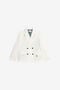 JU Elegant Double-Breasted Jacket JU Elegant Double-Breasted Jacket OPTICAL WHITE WJT40S-CHO05