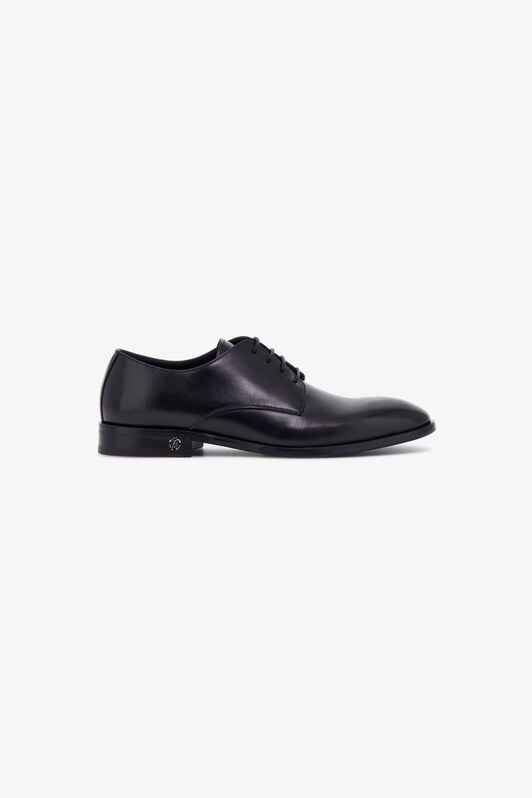 RC Black Shoes Laced Up Monogram RC RC Black Shoes Laced Up Monogram RC Black TRS031-PZ03A