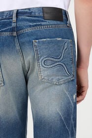 RC Straight-Leg Cotton Denim LIGHT BLUE XNJ207-DL009