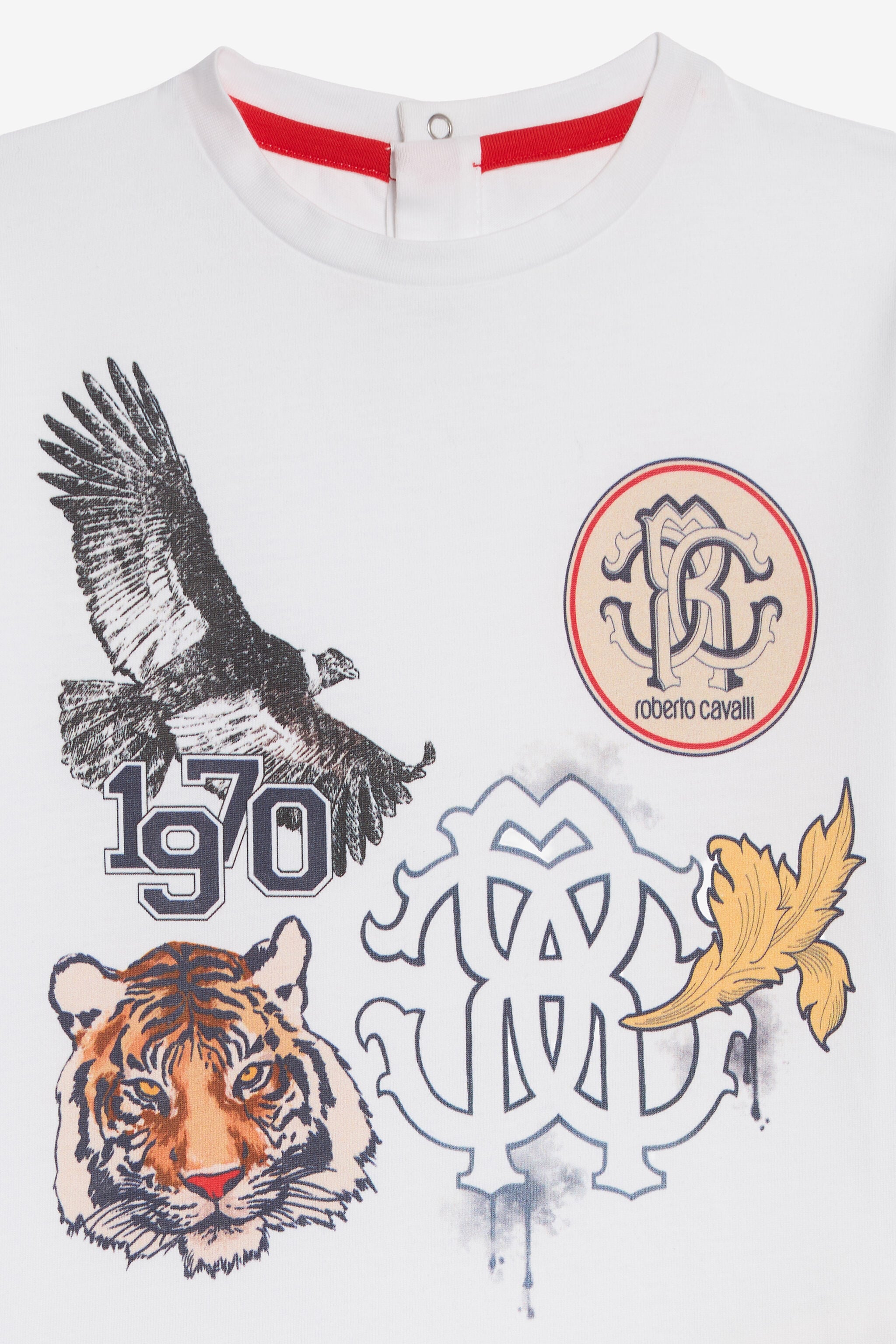 JU Weißes T-Shirt mit Grafischem Druck JU Weißes T-Shirt mit Grafischem Druck OPTICAL WHITE VJT613-JD001