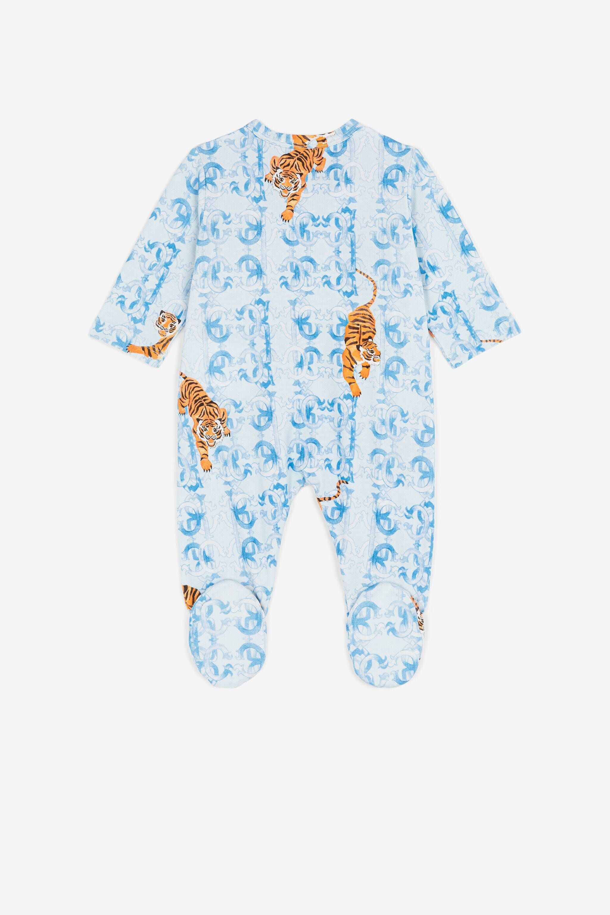 JU Tiger-print three-piece set Light blue QJT895-JVG20
