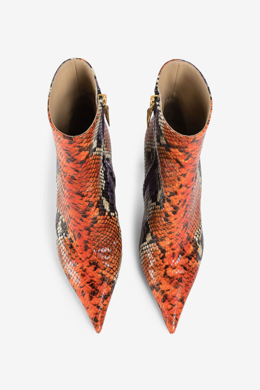 RC Tigerzahn-Stiefeletten mit Pythonprint RC Tigerzahn-Stiefeletten mit Pythonprint MULTICOLOR PKS013-PZ503