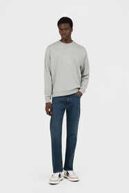RC Rundhals-Sweatshirt in Grau mit Logo GREY MELANGE TOT66C-CF062