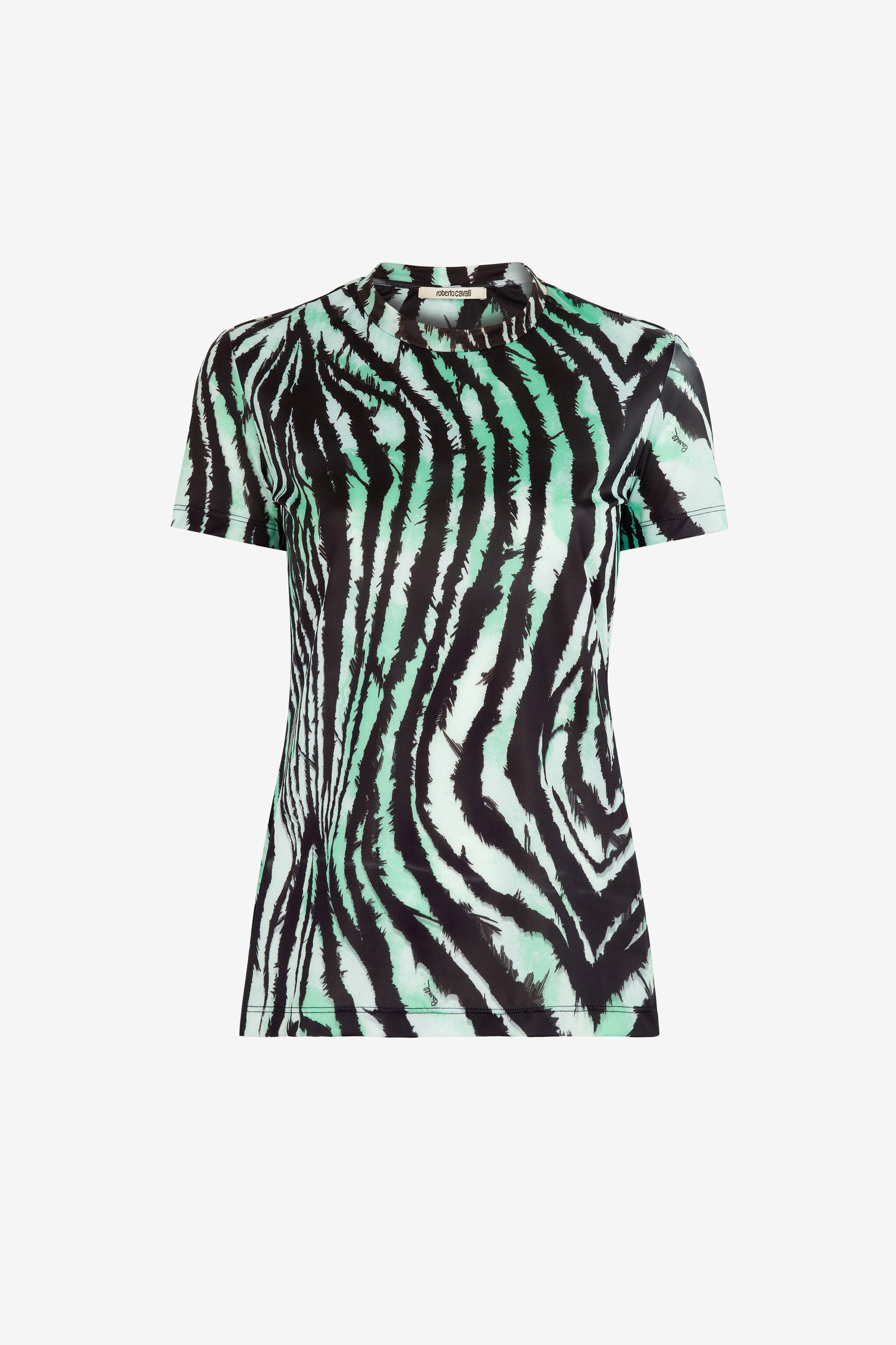 RC Freedom-Print Cotton T-Shirt RC Freedom-Print Cotton T-Shirt Light green/Black OKT60E-JPC80