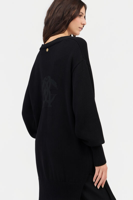 RC Black Long Cardigan With Button RC Black Long Cardigan With Button BLACK TOM90A-MG008