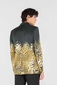 RC Jaguar Skin print blazer Light Brown SRT403-4QL48
