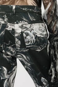 RC Jeans Con Estampado Fiammingo Flowers BLACK/GREY XWJ203-DAT77