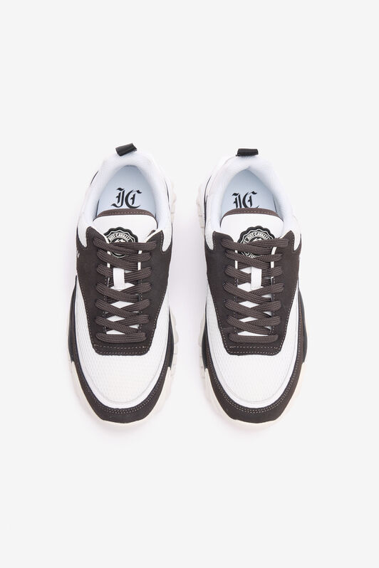 JC Sneakers Mit Einsätzen Und Logo JC Sneakers Mit Einsätzen Und Logo Schwarz/Weiß TFS029-TF262