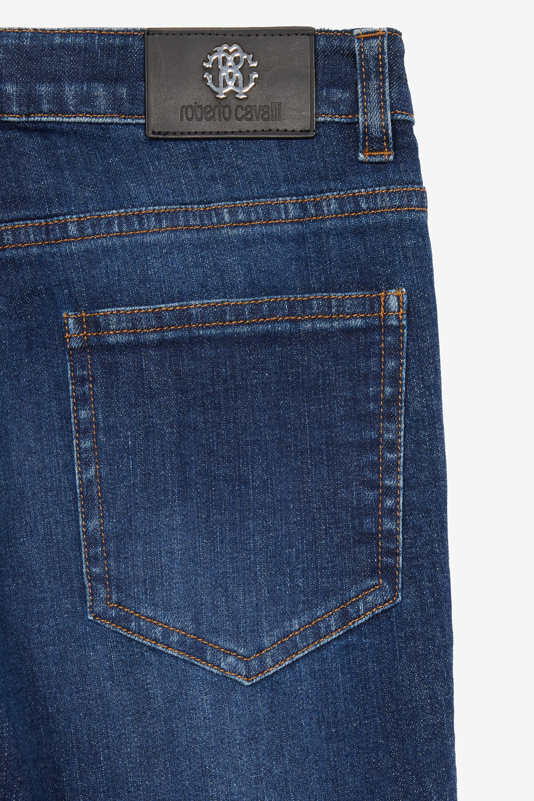 JU Distressed-Effect Jeans JU Distressed-Effect Jeans Dark blue UJJ20D-DS015