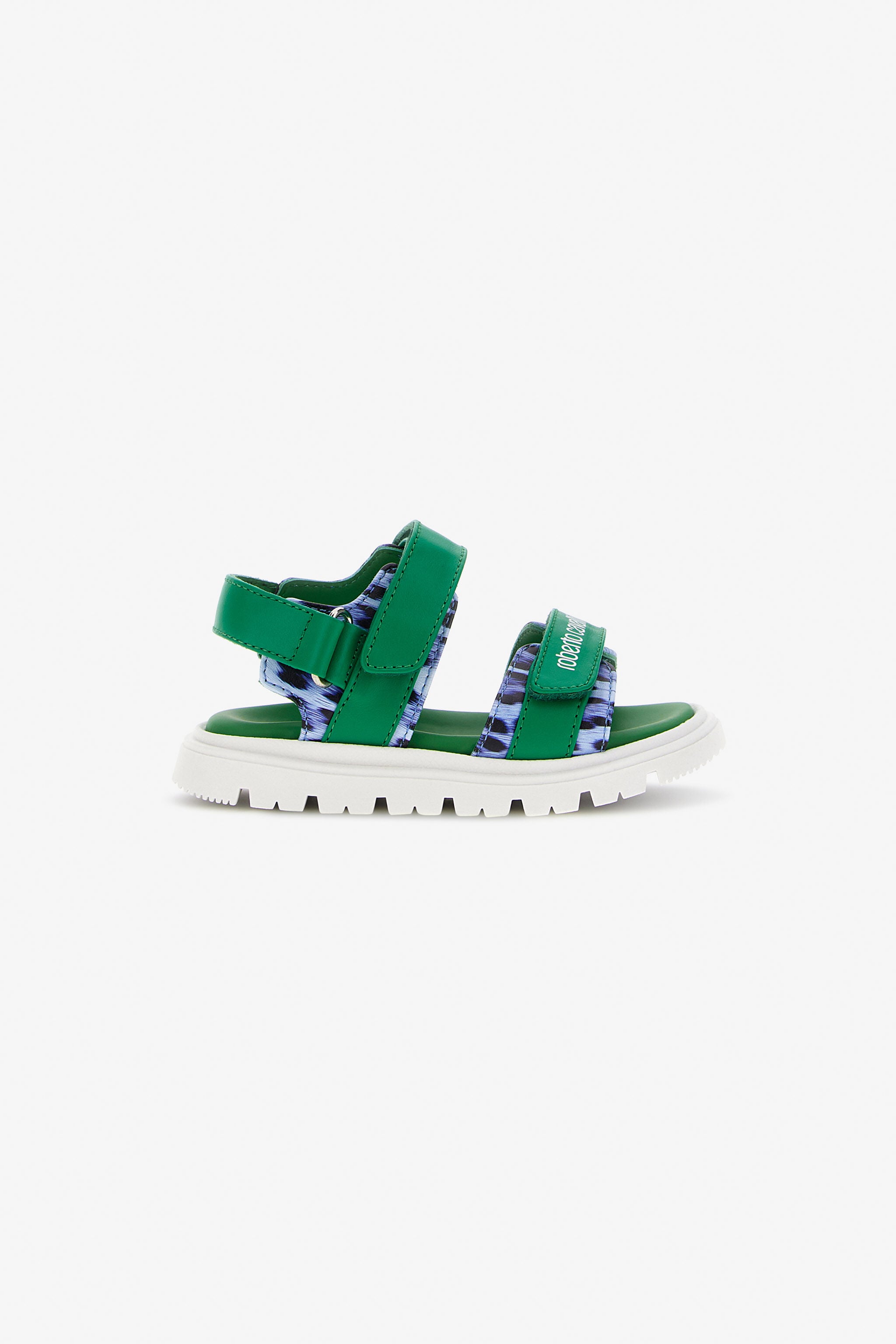 JU RC Logo Sandals JU RC Logo Sandals GREEN/JAGUAR/DARKBLU SJS02D-PZJ02