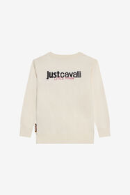 JC Ivory Cardigan with Logo MARSHMALLOW XFM90L-VI011