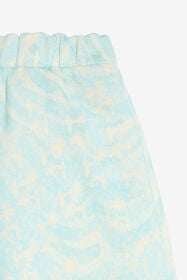JU Pantalón con estampado Monogram BABY BLUE WJT204-5OR11
