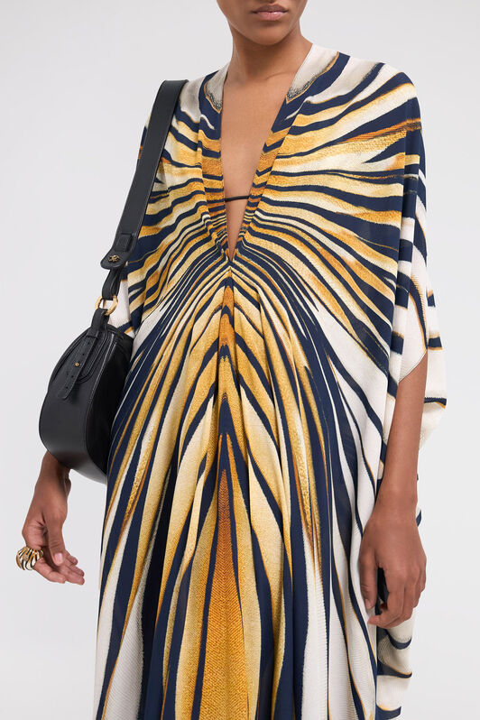 RC Ray Of Gold Print Caftan RC Ray Of Gold Print Caftan Gold TKT181-7HM33