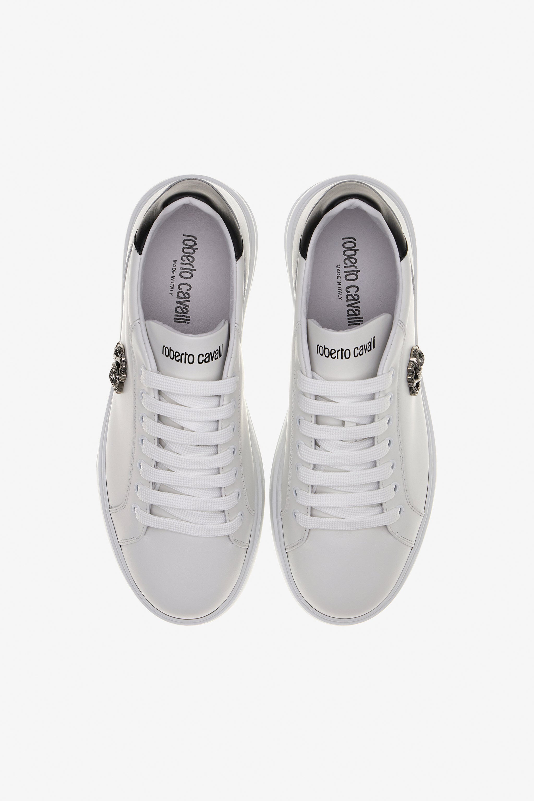 RC Sneakers with Monogram RC RC Sneakers with Monogram RC White/Black SRS099-PZA90