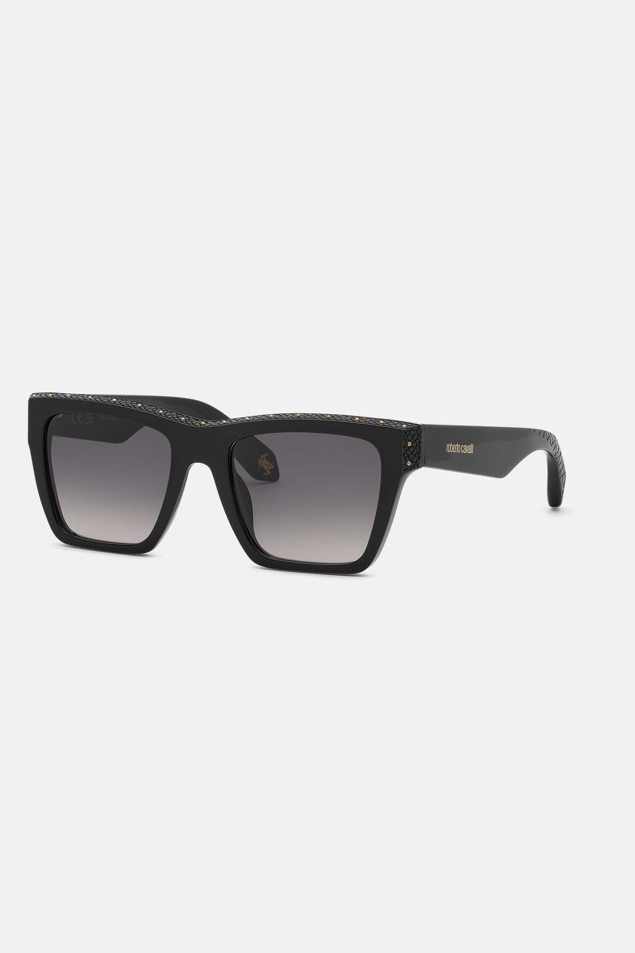 RC Rectangular front shape sunglasses SHINY BLACK VALD09-ID247