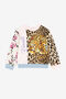 JU Patchwork-Print Sweatshirt Light brown OJT950-ISA2J