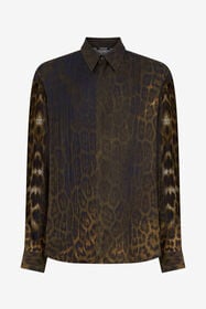 RC Camisa con Estampado Jaguar DARK GREEN/BLACK XNT712-4QR30