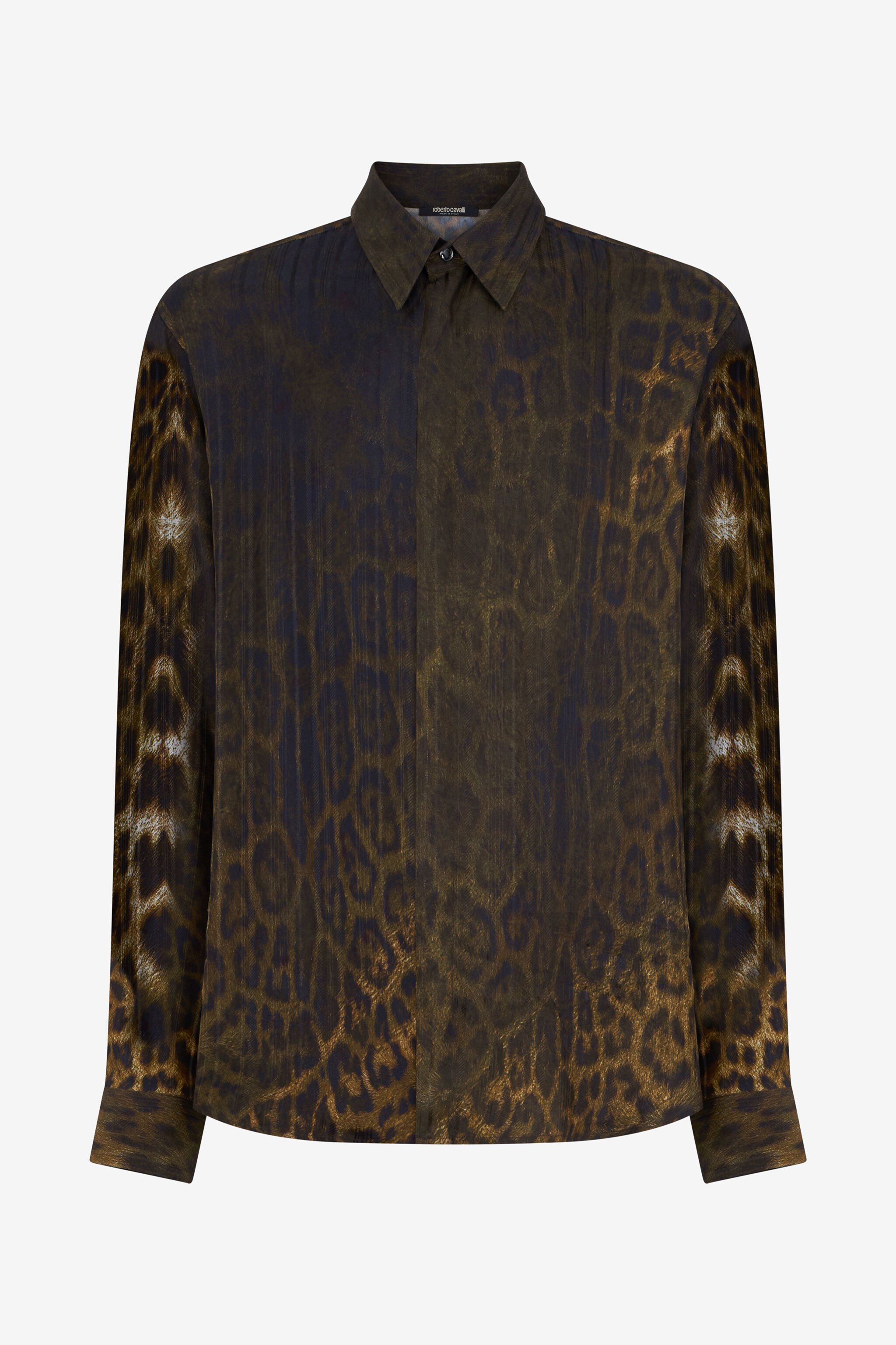 RC Camisa con Estampado Jaguar DARK GREEN/BLACK XNT712-4QR30