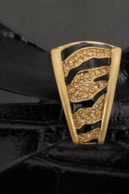 RC Slides With Jewel Detail Black VKS023-PZ579
