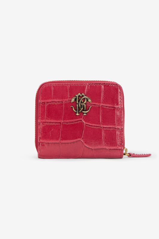 RC Small Crocodile-Effect Wallet ROSA ANTICO 112309 SKA003-PZ975