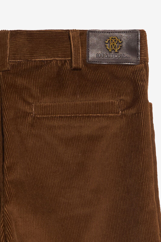 JU Corduroy Trousers JU Corduroy Trousers BROWN RUB XJT20X-VL039
